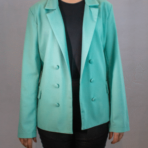 BLAZER SOLTO ALFAIATARIA VERDE ÁGUA FLOR DE LIS GG