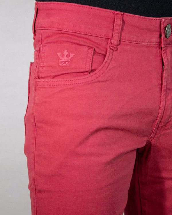 CALÇA JEANS MASCULINA BORDO DOCTHOS - Imagem 5