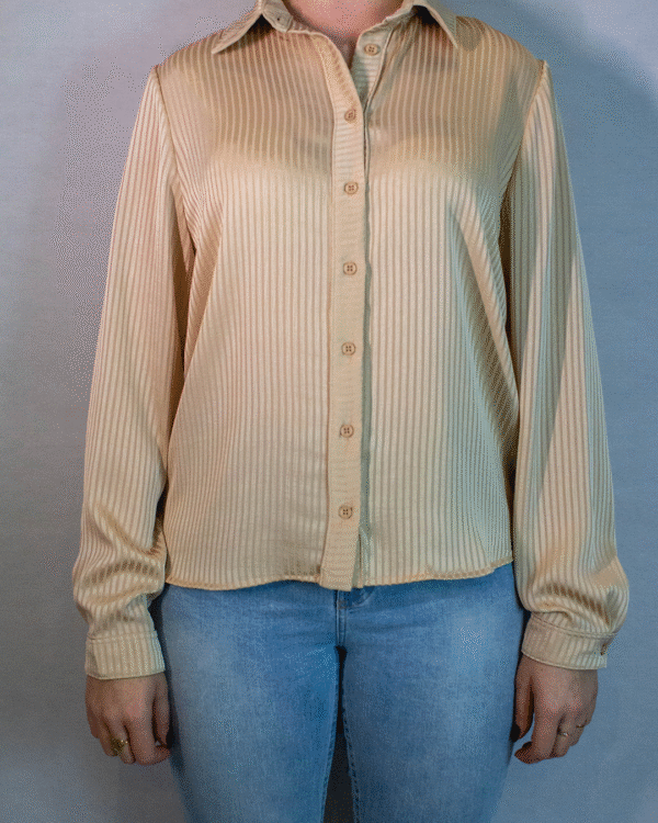 CAMISA LISTRADA M BEGE PILAR