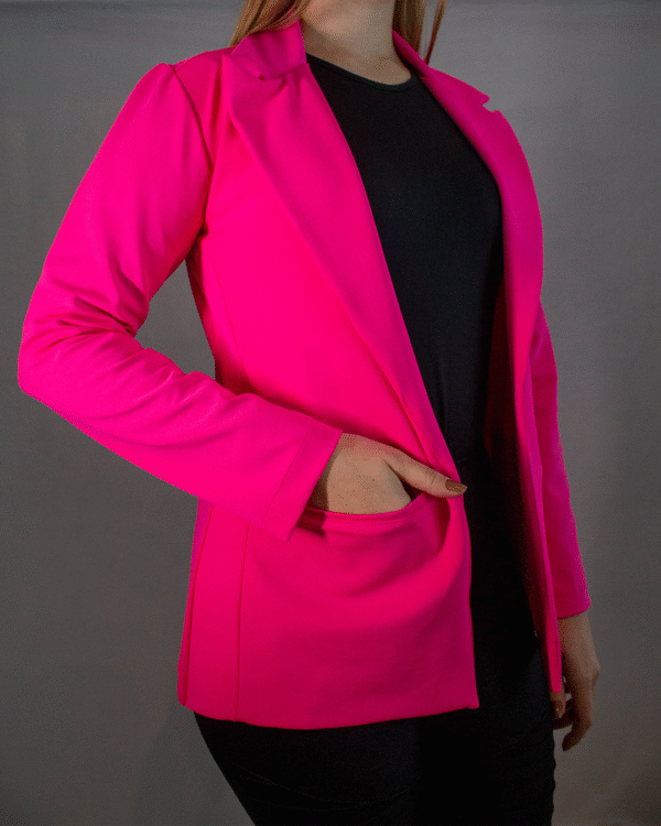 BLAZER FEMININO ROSA BODYFIT - Imagem 2