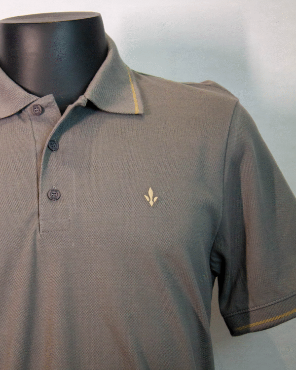 POLO REGULAR CINZA COLISEO DLZ - Imagem 3