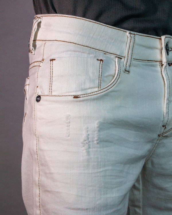 CALÇA JEANS MASCULINA YONDERS OFF WHITE - Imagem 2