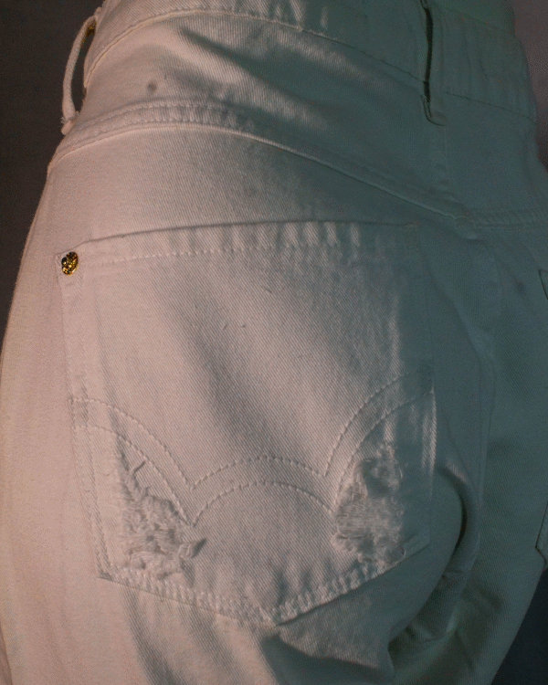 CALÇA JEANS FEMININA BRANCA SARJA LOLITA FORUM Nº40 - Imagem 6