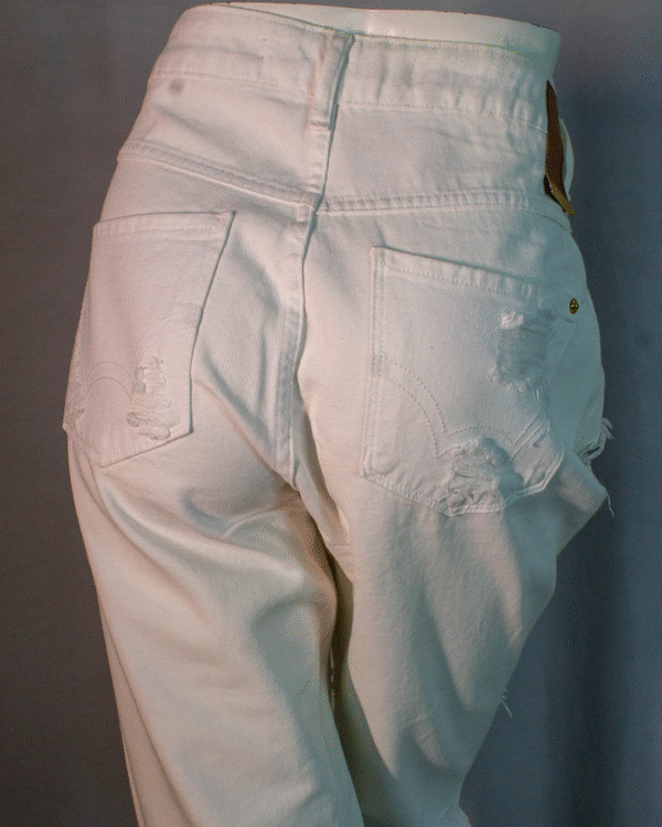 CALÇA JEANS FEMININA BRANCA SARJA LOLITA FORUM Nº40 - Imagem 4
