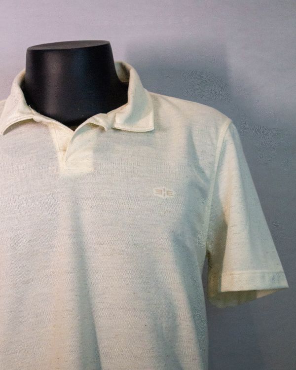 CAMISA POLO HANGAR 33 MALHA PIQUET BRANCO OFF WHITE M - Imagem 3