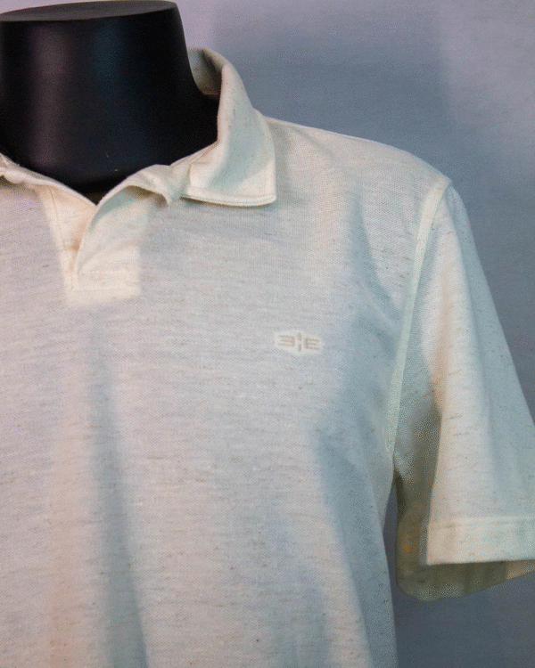 CAMISA POLO HANGAR 33 MALHA PIQUET BRANCO OFF WHITE M - Imagem 2