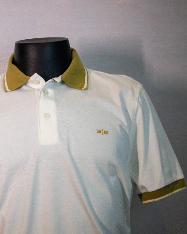 CAMISA POLO MANGA CURTA OFF WHITE NºM - Imagem 3