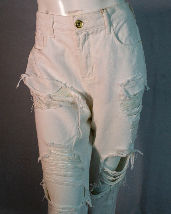 CALÇA JEANS FEMININA BRANCA SARJA LOLITA FORUM Nº40