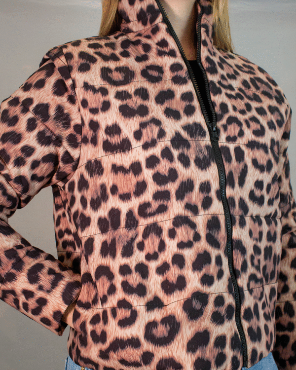 JAQUETA PUFFER FEMININA ONÇA NEGA RIO G - Imagem 3