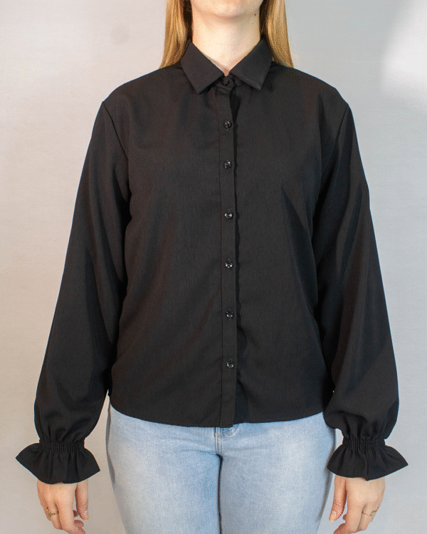 CAMISA SOCIAL FEMININA CARLOS BRUSMAN PRETA M