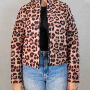 JAQUETA PUFFER FEMININA ONÇA NEGA RIO G