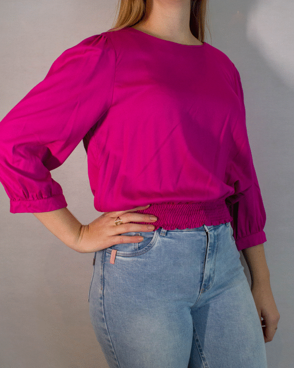 BLUSA SOLTA FUSCIA PURPLE NºG - Imagem 5