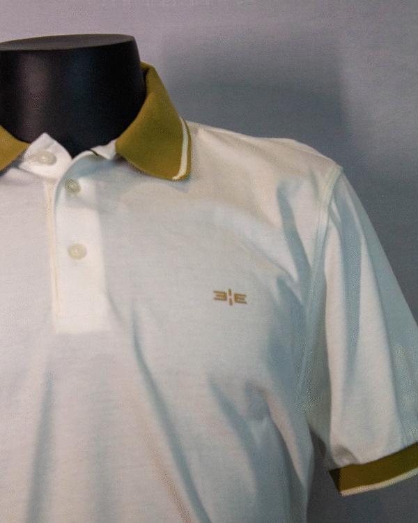 CAMISA POLO MANGA CURTA OFF WHITE NºM - Imagem 2