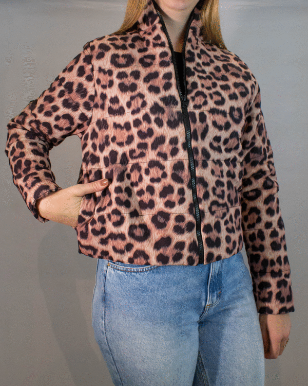 JAQUETA PUFFER FEMININA ONÇA NEGA RIO G - Imagem 2
