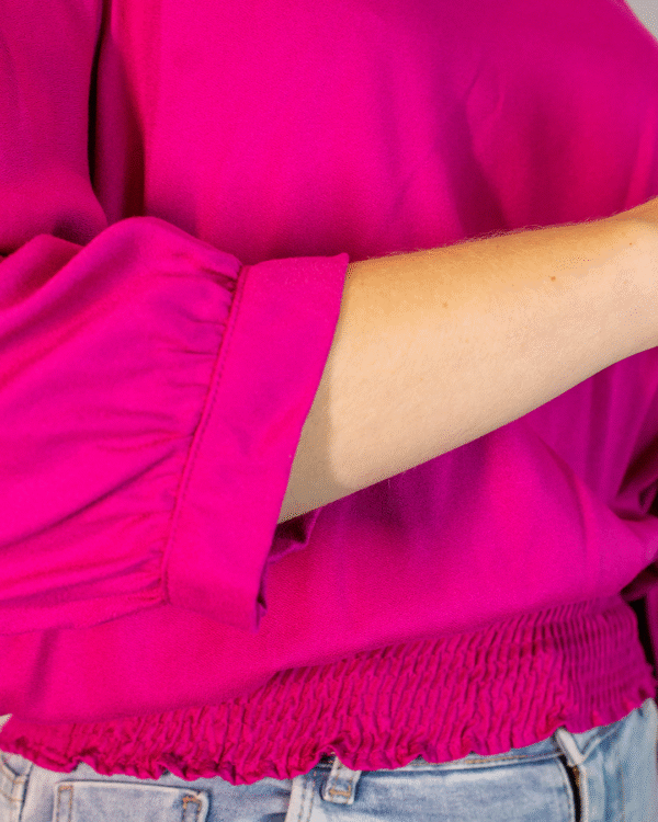 BLUSA SOLTA FUSCIA PURPLE NºG - Imagem 4