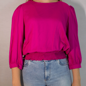 BLUSA SOLTA FUSCIA PURPLE NºG