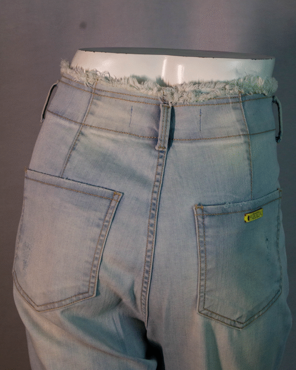 CALÇA JEANS FEMININA FLOR DE LIS Nº40 - Imagem 10