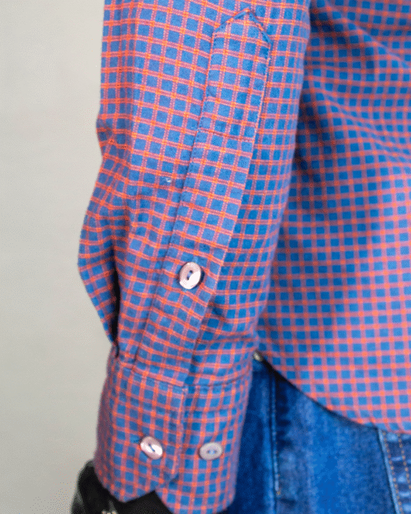 CAMISA MASCULINA MANGA LONGA BRUSMAN XADREZ PP - Imagem 3