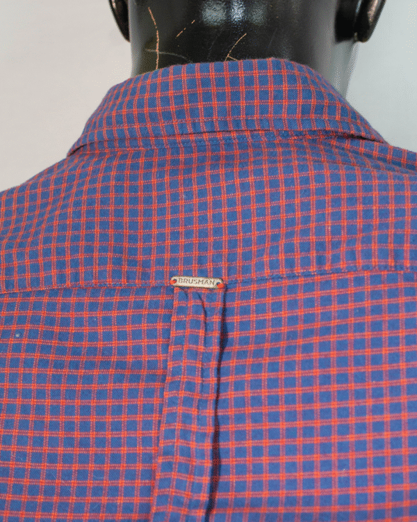 CAMISA MASCULINA MANGA LONGA BRUSMAN XADREZ PP - Imagem 7