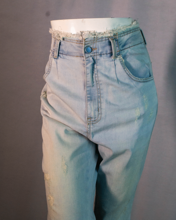 CALÇA JEANS FEMININA FLOR DE LIS Nº40 - Imagem 7