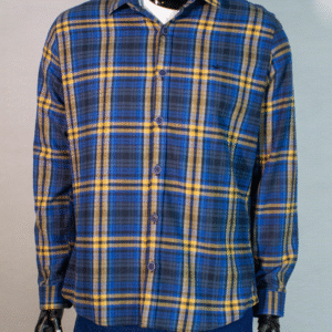 CAMISA MASCULINA MANGA LONGA DOCTHOS XADREZ M