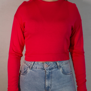 BLUSA CROPPED SOLTA VIVA MAGENTA NºG