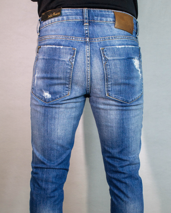 CALÇA JEANS MASCULINA DOCTHOS nº38 - Imagem 4
