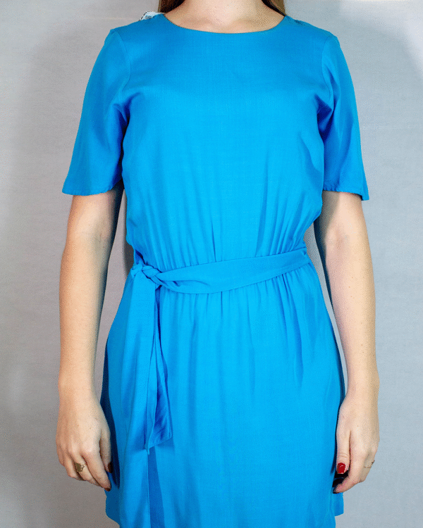 VESTIDO CURTO AZUL NEGA RIO NºM