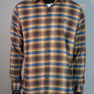 CAMISA MASCULINA MANGA LONGA DOCTHOS XADREZ P