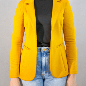BLAZER FEMININO MOSTARDA KESSEY P