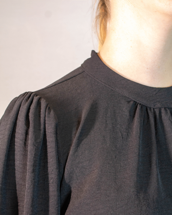 BLUSA SOCIAL PRETA NEGA RIO G - Imagem 6