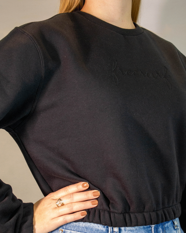 MOLETOM CARECA ESPECIAL DELICATE PRETO NºGG - Imagem 4