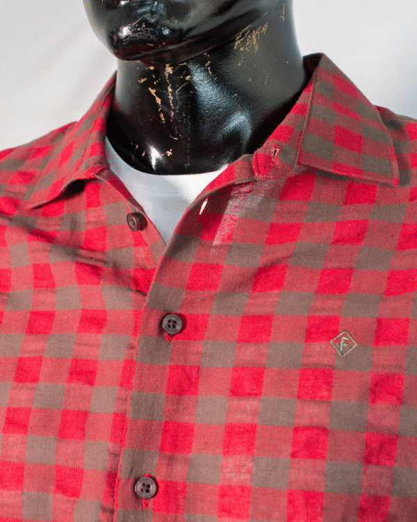 CAMISA MASCULINA MANGA LONGA FÓRUM XADREZ G - Imagem 9