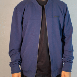 JAQUETA MOLETOM REGULAR ML C/BOLSO - 5578-AZUL INDIGO - NºM