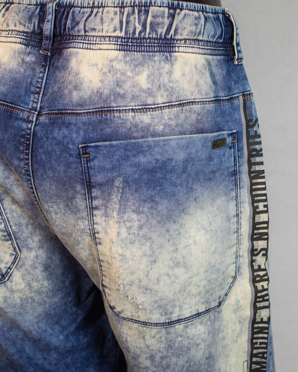 CALÇA JEANS MASCULINA JOGGER SKINNY nº46 - Imagem 2