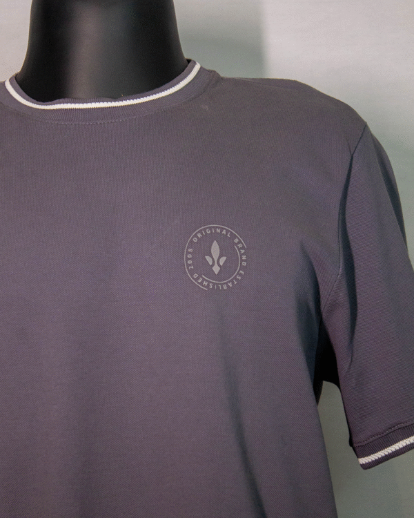 CAMISETA REGULAR SELECT MC CINZA CHUMBO NºP - Imagem 2