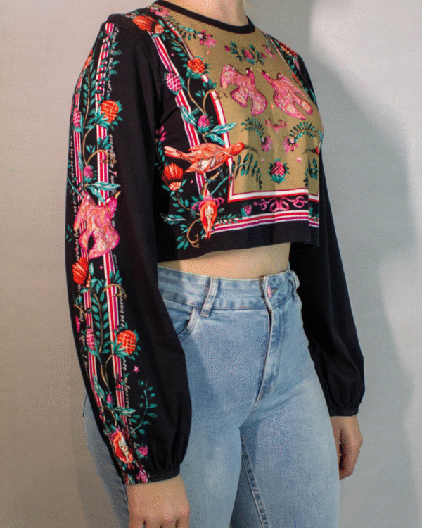 CAMISETA ESTAMPADA TRITON COLOR SCARF M - Imagem 6
