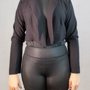BLAZER FEMININO PRETO NEGA RIO G