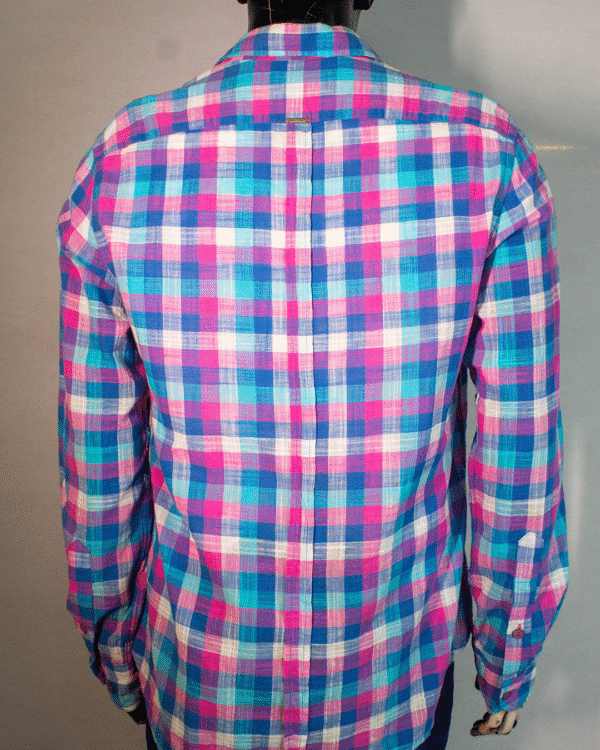 CAMISA MASCULINA MANGA LONGA CARLOS BRUSMAN XADREZ G - Imagem 8