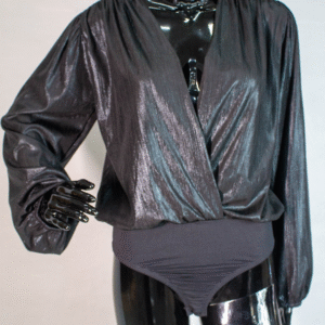 BODY JUSTO FLOR DE LIS PRETO G