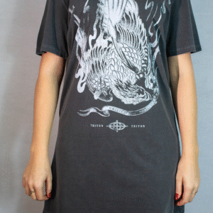 VESTIDO ESTAMPADO NºGG PRETO