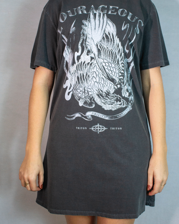 VESTIDO ESTAMPADO NºG PRETO