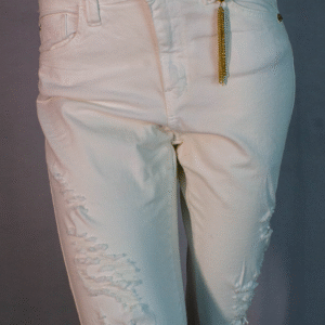 CALÇA JEANS FEMININO YONDERS BRANCA Nº38