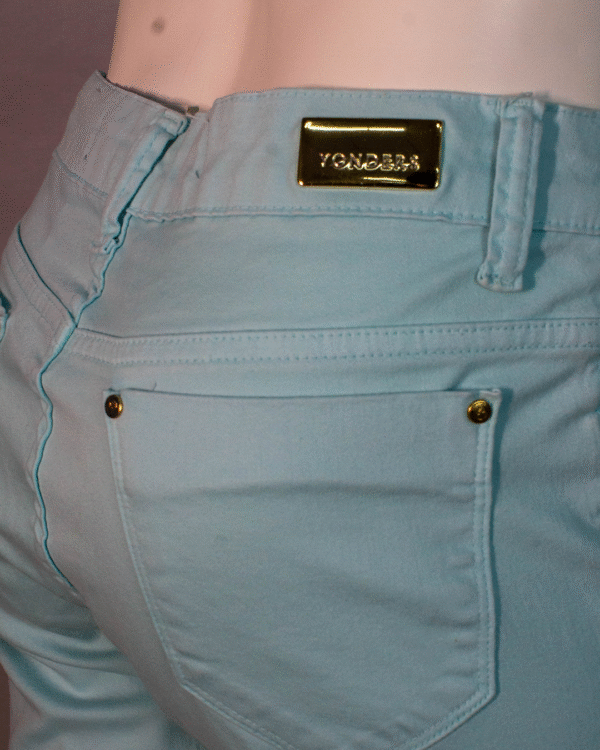 CALÇA FEMININA VERDE ACQUA TAM 38 - Imagem 4