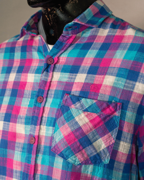 CAMISA MASCULINA MANGA LONGA CARLOS BRUSMAN XADREZ G - Imagem 5