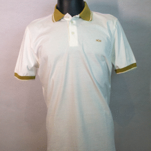 CAMISA POLO MANGA CURTA OFF WHITE NºM