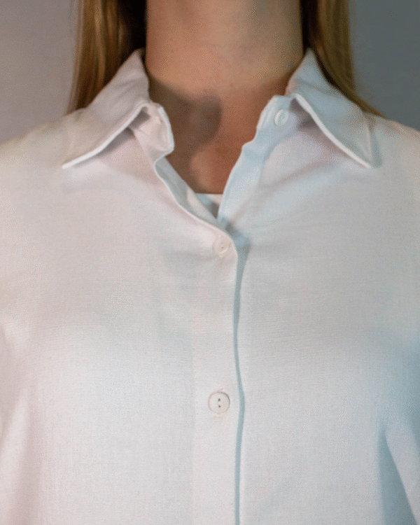 CAMISA FEMININA DE LINHO FLAT INDULTO P - Imagem 3