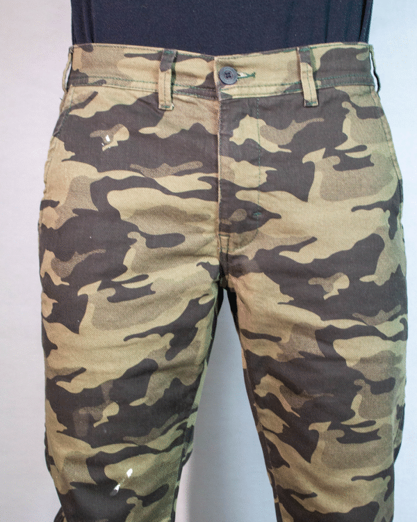 CALÇA JEANS MASCULINA ESTAMPA MILITAR Nº42 - Imagem 4