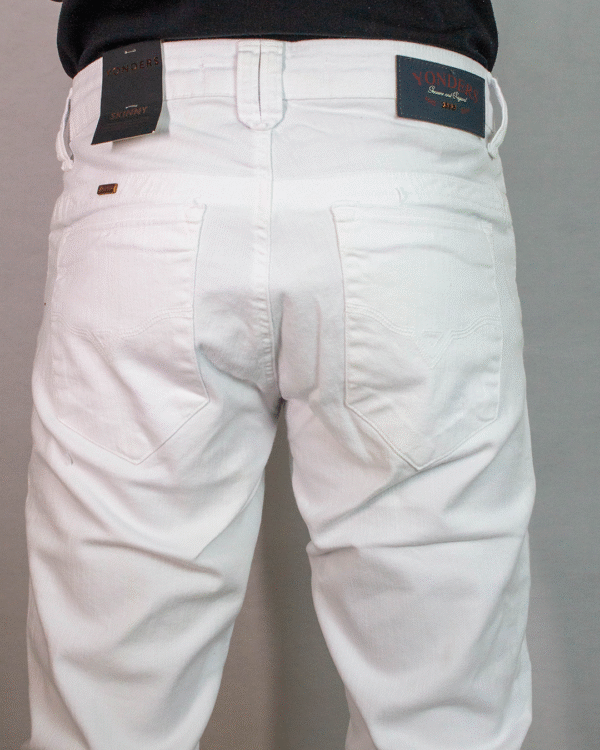 CALÇA JEANS YONDERS BRANCA - Imagem 3