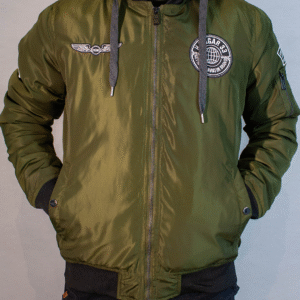 JAQUETA MASCULINA TECIDO PLANO VERDE ROBUST NºP